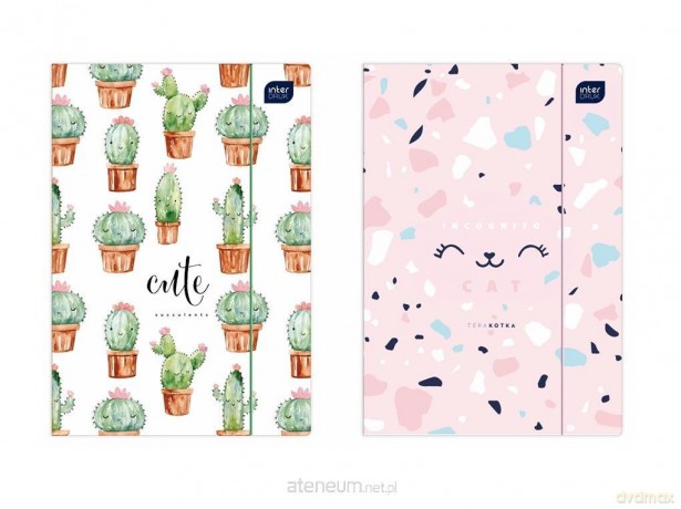 Teczka z gumką A4+ LUX UV Trends Girls (10 szt)