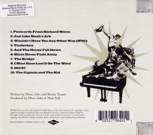 Elton John: The Captain And The Kid [CD]