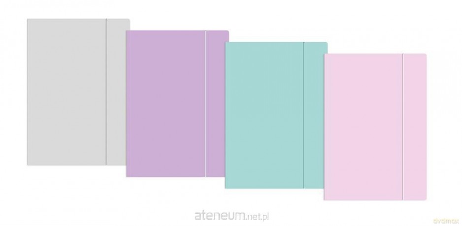 Teczka z gumką A5+ Pastel (10 szt)