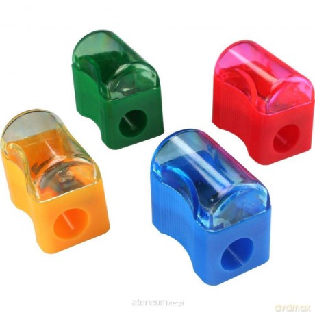 Temperówka plastikowa z pojemnikiem (24 szt)