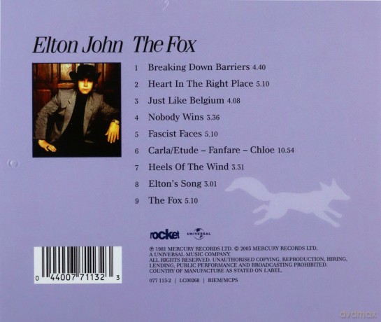 Elton John: The Fox [CD]
