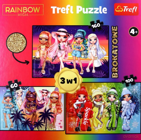 TREFL 3w1 Rainbow High [PUZZLE]