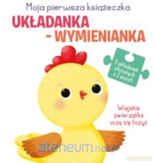 Układanka-wymienianka. Wiejskie zwierzątka uczą... [KSIĄŻKA]