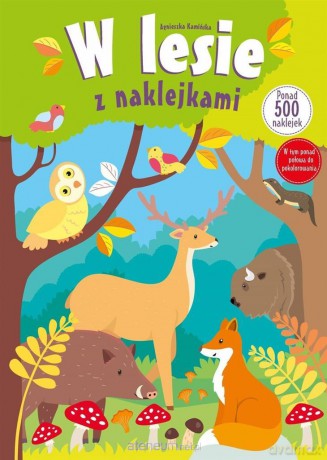 W lesie z naklejkami [KSIĄŻKA]