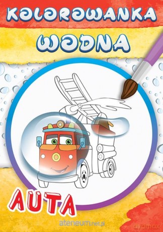 Wodne kolorowanki auta [KSIĄŻKA]