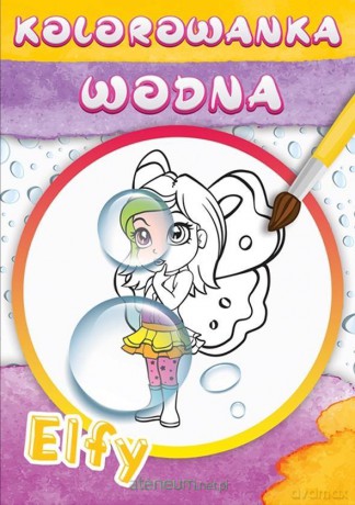 Wodne kolorowanki elfy [KSIĄŻKA]