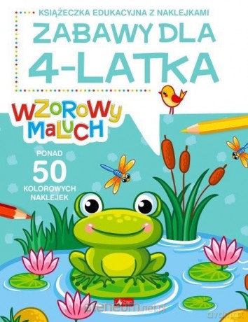 Wzorowy maluch. Zabawy dla 4-latka [KSIĄŻKA]