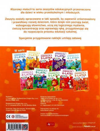 Wzorowy maluch. Zadania dla 6-latka [KSIĄŻKA]