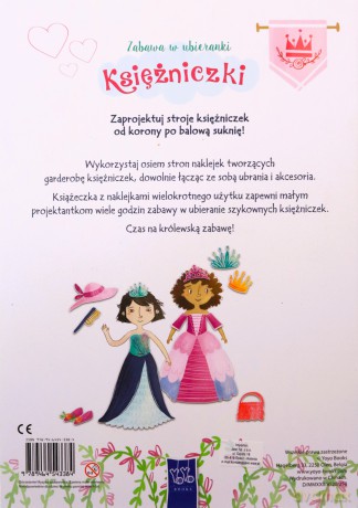 Zabawa w ubieranki. Księżniczki [KSIĄŻKA]