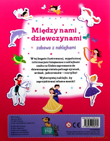 Zabawa z naklejkami. Między nami dziewczynami [KSIĄŻKA]