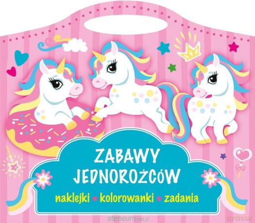 Zabawy jednorożców. Naklejki, kolorowanki, zadania [KSIĄŻKA]