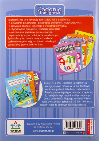 Zadania i łamigłówki dla logicznie... 8-10 lat [KSIĄŻKA]