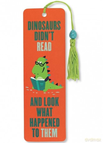 Zakładka do książki Dinozaury nie czytały