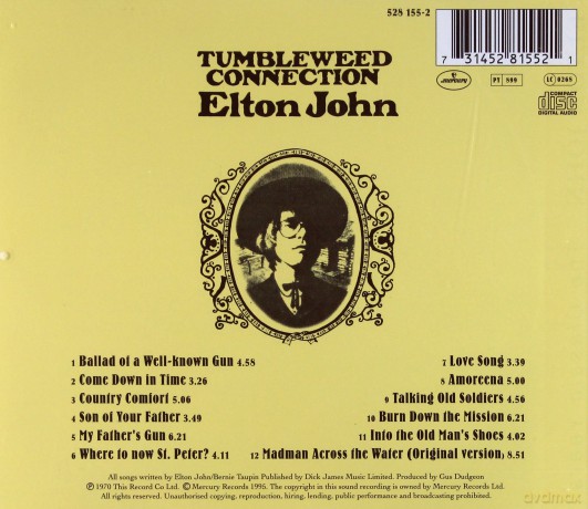 Elton John: Tumbleweed Connection [CD]