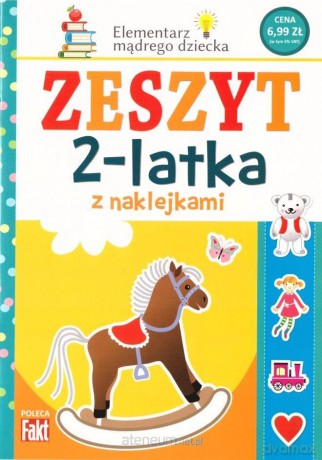 Zeszyt 2-latka z naklejkami [KSIĄŻKA]