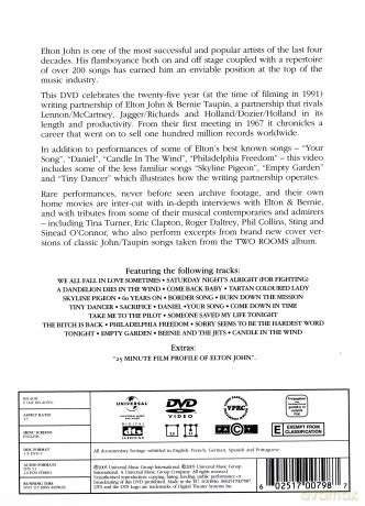 Elton John: Two Rooms -Slidepack (digipack) [DVD]