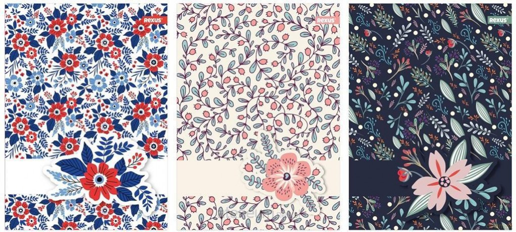 Zeszyt A4/60K kratka Flowerr (5 szt)
