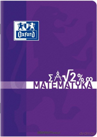 Zeszyt A4/60K kratka Matematyka (5 szt) OXFORD