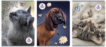Zeszyt A4/60K kratka The Sweet Pets (5 szt)