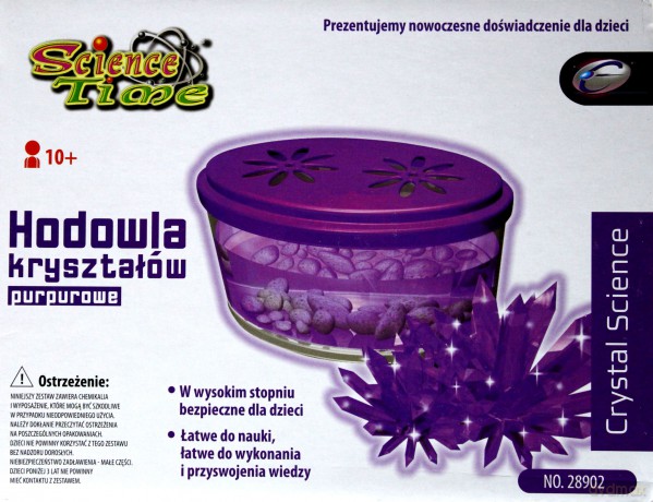 Hodowla Kryształów - Purpurowe [ZABAWKA]
