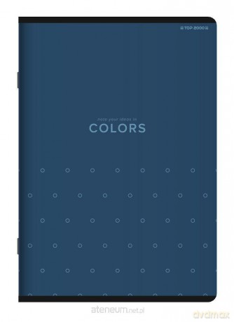 Zeszyt A4/96K kratka Colors mix (5 szt)