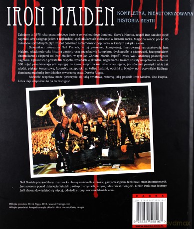 IRON MAIDEN Kompletna, nieautoryzowana historia bestii - Daniels Neil [KSIĄŻKA]