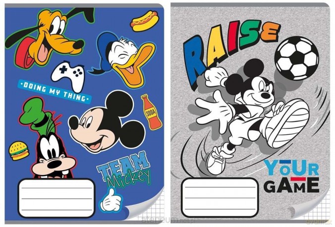 Zeszyt A5/16K kratka Mickey Mouse (20 szt)