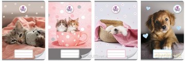 Zeszyt A5/16K kratka The Sweet Pets (20 szt)