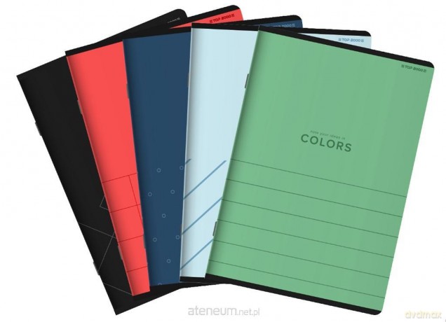 Zeszyt A5/16K kratka Top Colors (20 szt)