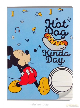 Zeszyt A5/16K linia potrójna Mickey (20 szt)