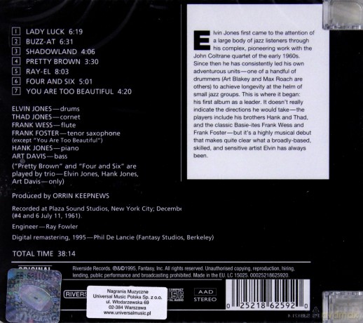 Elvin Jones: Elvin! [CD]