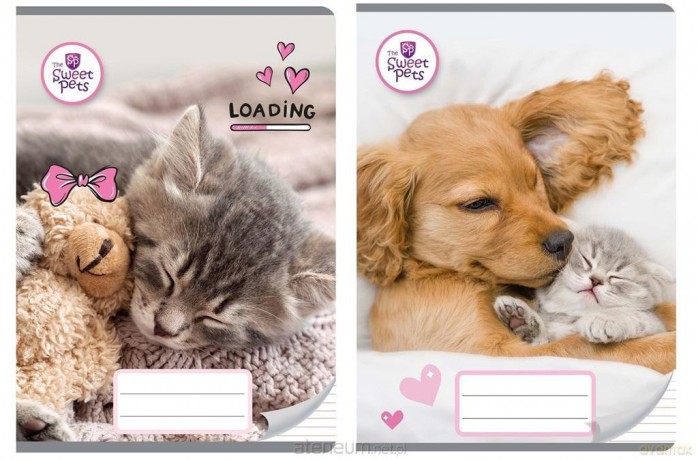 Zeszyt A5/16K linia The Sweet Pets (20 szt)