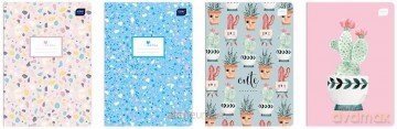 Zeszyt A5/32K kolorowa linia UV TrendsGirls(10 szt)