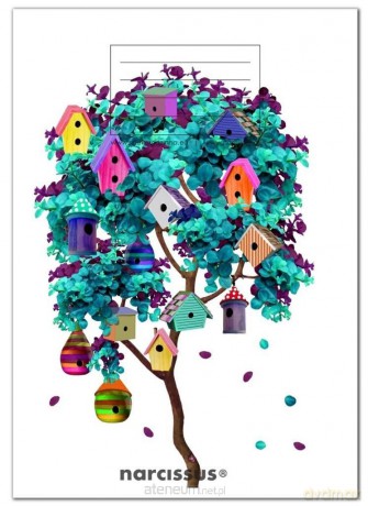 Zeszyt A5/32K kratka PP Fun Birdhouses (4 szt)