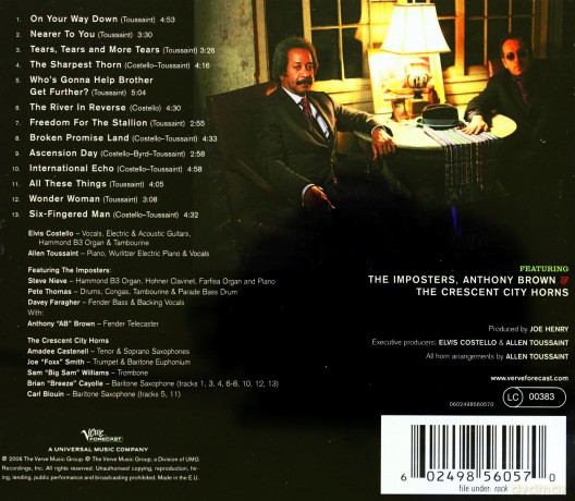 Elvis Costello & Allen Toussaint: The River In Reverse [CD]