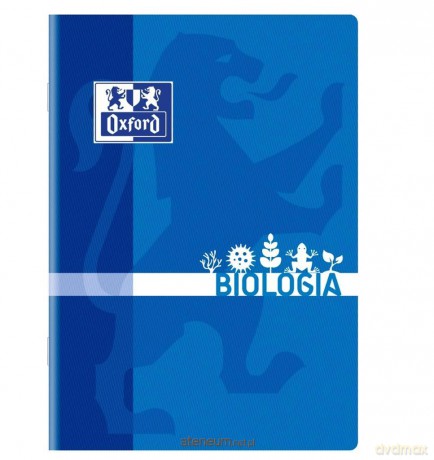 Zeszyt A5/60K kratka Biologia (5 szt) OXFORD
