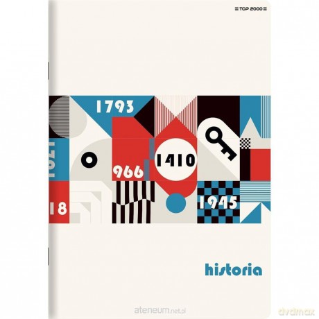 Zeszyt A5/60K kratka Historia (10 szt) TOP2000