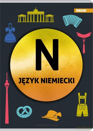 Zeszyt A5/60K kratka Język niemiecki (10 szt)