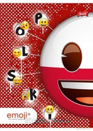 Zeszyt A5/60K kratka Język polski Emoji (10 szt)
