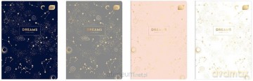 Zeszyt A5/60K kratka Metallic Dreams (10 szt)