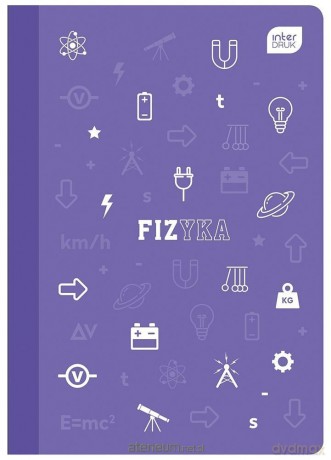 Zeszyt A5/60K kratka PP Fizyka (10 szt)