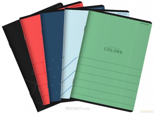 Zeszyt A5/60K kratka Top Colors (10 szt)