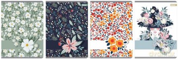 Zeszyt A5/60K linia Flower (5 szt)