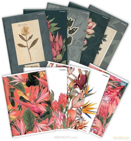 Zeszyt A5/60K linia Flowers (10 szt)