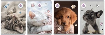 Zeszyt A5/60K linia The Sweet Pets (5 szt)