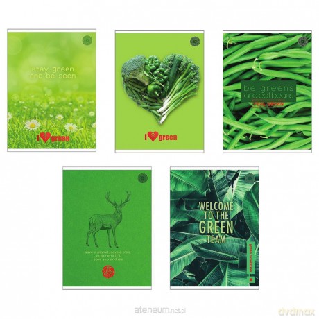 Zeszyt A5/60K linia Think Green (10 szt)