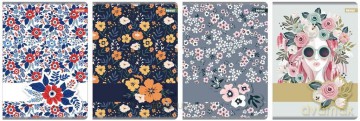 Zeszyt A5/80K linia Flower (5 szt)