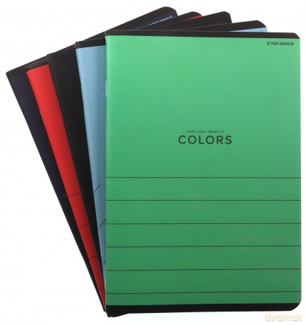 Zeszyt A5/96K kratka Colors mix (5 szt)