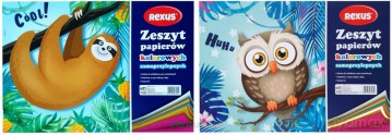 Zeszyt papierów kolor. samoprzylep. A4/8K (10 szt)