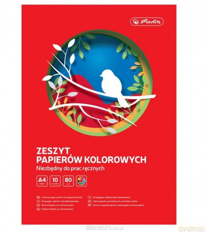 Zeszyt papierów kolorowych A4/10K (10 szt)